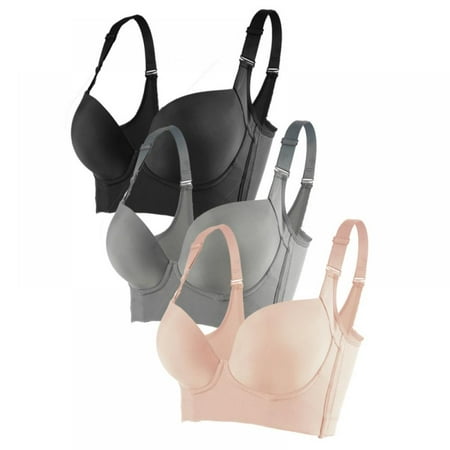 Spdoo Plus Size Full Figure Bras for Women Hide Back Push-up Bra Lingerie 3-Pack 46
Spdoo Plus Size Full Figure Bras for Women Hide Back Push-up Bra Lingerie 3-Pack 46