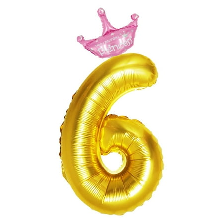 QIIBURR Used for Birthday Party Anniversary Celebration 32IN Number Decoration