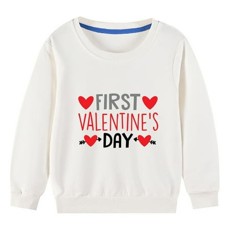 Scyoekwg Valentine s Day Sweatshirts Kids Toddler Baby Girls Valentine s Letter Print Graphic Tops Long Sleeve Round Neck Pullover Blouses (White 9-10 Years)
Scyoekwg Valentine s Day Sweatshirts Kids Toddler Baby Girls Valentine s Letter Print Graphic Tops Long Sleeve Round Neck Pullover Blouses (White 9-10 Years)