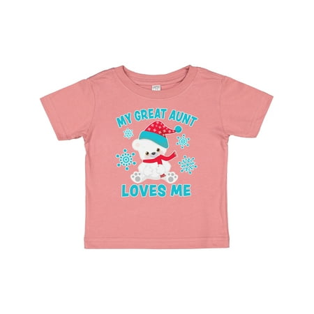 Inktastic Polar Bear My Great Aunt Loves Me in Santa Hat Gift Baby Boy or Baby Girl T-Shirt
Inktastic Polar Bear My Great Aunt Loves Me in Santa Hat Gift Baby Boy or Baby Girl T-Shirt