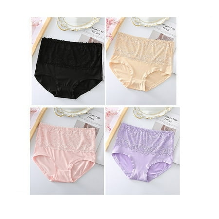 Jfieei Women s Briefs Underwear Cotton High Waist Tummy Control Panties Rose Jacquard Ladies Panty Multipack
Jfieei Women s Briefs Underwear Cotton High Waist Tummy Control Panties Rose Jacquard Ladies Panty Multipack