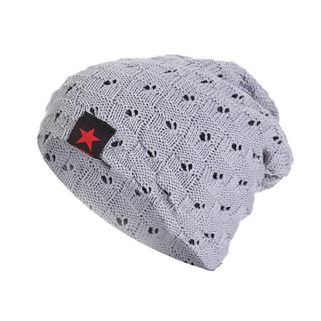 Dadaria Womens Hats Unisex Hip Hop Hat Warm Winter Wool Knit Ski Beanie Skull Slouchy Caps Hat Gray 28*22cm Women Men
Dadaria Womens Hats Unisex Hip Hop Hat Warm Winter Wool Knit Ski Beanie Skull Slouchy Caps Hat Gray 28*22cm Women Men