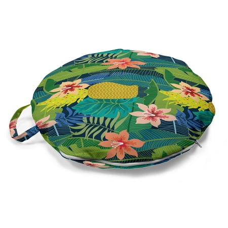 Floral Round Floor Cushion with Handle Colorful Design Caribbean Plantation Flourishing Summer Flowers Decorative Pillow for Living Room & Dorms 18 Round Multicolor by Ambesonne
Floral Round Floor Cushion with Handle Colorful Design Caribbean Plantation Flourishing Summer Flowers Decorative Pillow for Living Room & Dorms 18 Round Multicolor by Ambesonne