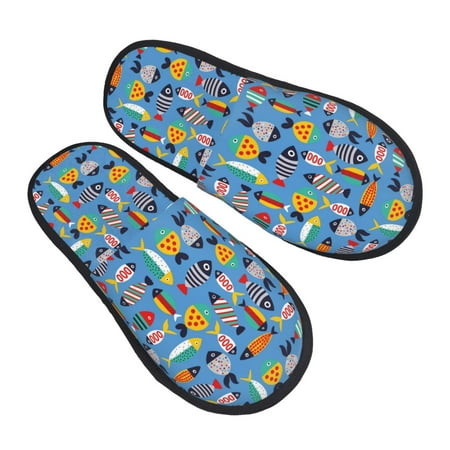 KLL Cute Flat Fish Slippers for Women Men House Slip on Indoor Outdoor Bedroom Furry Fleece Lined Ladies Comfy Anti-Skid Rubber Hard Sole-Medium
KLL Cute Flat Fish Slippers for Women Men House Slip on Indoor Outdoor Bedroom Furry Fleece Lined Ladies Comfy Anti-Skid Rubber Hard Sole-Medium