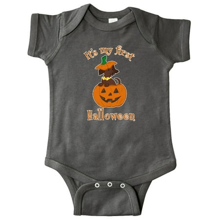 Inktastic Cute Dachshund Puppy It s My 1st Halloween Gift Baby Boy or Baby Girl Bodysuit
Inktastic Cute Dachshund Puppy It s My 1st Halloween Gift Baby Boy or Baby Girl Bodysuit