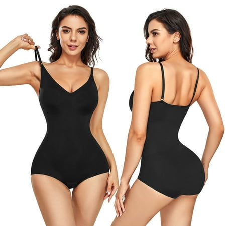 Molutan Women Seamless Bodysuit Tummy Control Waist Trainer Shapewear Slim Full Body Shaper Camisole Leotards Jumpsuit Tops
Molutan Women Seamless Bodysuit Tummy Control Waist Trainer Shapewear Slim Full Body Shaper Camisole Leotards Jumpsuit Tops