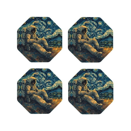 Leather Coasters with Heat-resistant for Drinks Astronaut Starry Night -标题2 Octagon
Leather Coasters with Heat-resistant for Drinks Astronaut Starry Night -标题2 Octagon