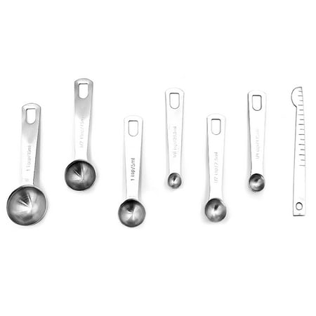 7/10/11Pcs Stainless Steel Measuring Spoon Sets Baking Measure Storage Tool Dry or Liquid Fits in Spice Jar
7/10/11Pcs Stainless Steel Measuring Spoon Sets Baking Measure Storage Tool Dry or Liquid Fits in Spice Jar