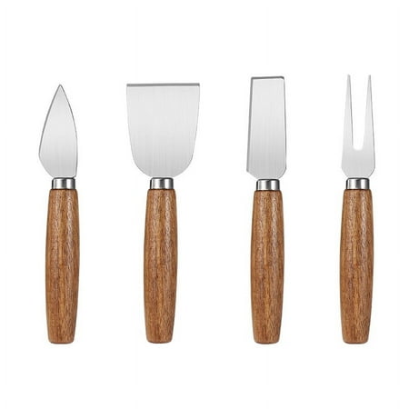 4pcs Cheese Tools Stainless Steel Wood Handle Cheese Utensils Spatula Cutter Fork Stocky Handle
4pcs Cheese Tools Stainless Steel Wood Handle Cheese Utensils Spatula Cutter Fork Stocky Handle