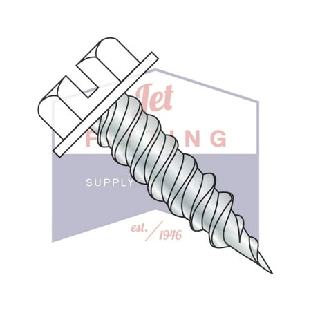 #8 x 1/2 Self-Piercing Screws | Slotted | White Hex Washers Head (1/4 AF) | Steel | Zinc (Quantity: 7000)
#8 x 1/2 Self-Piercing Screws | Slotted | White Hex Washers Head (1/4 AF) | Steel | Zinc (Quantity: 7000)