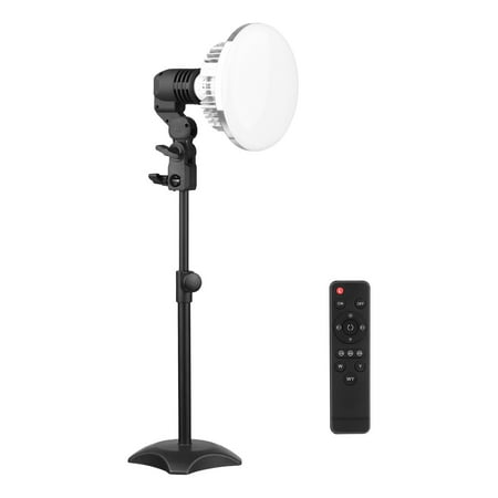 Aibecy Tabletop Photography LED Kit with 150W Light Bulb Dimmable 3200K-5500K + E27 Lamp Socket + Desktop Stand + Remote Control for Home Studio Photography
Aibecy Tabletop Photography LED Kit with 150W Light Bulb Dimmable 3200K-5500K + E27 Lamp Socket + Desktop Stand + Remote Control for Home Studio Photography