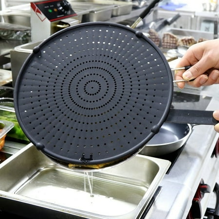 Silicone Splatter Screen Oil Grease Lid Oil-Proof Splash Cover Frying Protection Mat
Silicone Splatter Screen Oil Grease Lid Oil-Proof Splash Cover Frying Protection Mat
