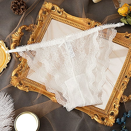 MRULIC lingerie for women Women Lace Panties Underwear With Cute Bow Midnight Lingerie Briefs White + M
MRULIC lingerie for women Women Lace Panties Underwear With Cute Bow Midnight Lingerie Briefs White + M