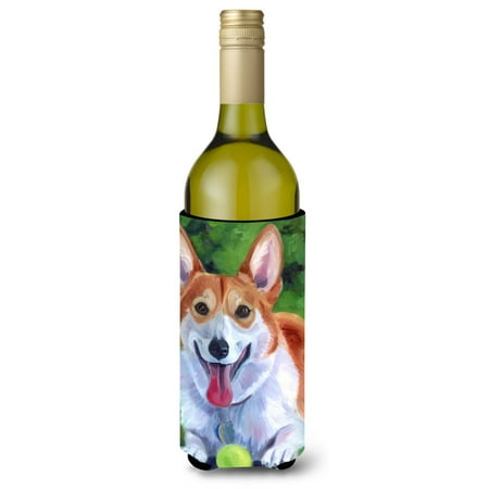 Carolines Treasures 7296LITERK Corgi with green ball Wine Bottle Hugger Wine Bottle multicolor
Carolines Treasures 7296LITERK Corgi with green ball Wine Bottle Hugger Wine Bottle multicolor