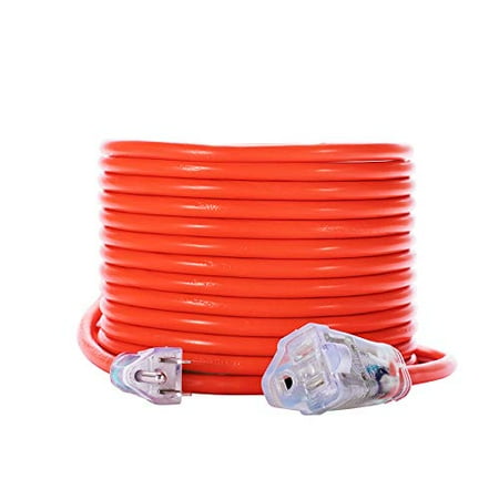 KMC 16AWG Power Outdoor Extension Cord with Light Bright Orange Extension Cord - 50 Feet
KMC 16AWG Power Outdoor Extension Cord with Light Bright Orange Extension Cord - 50 Feet