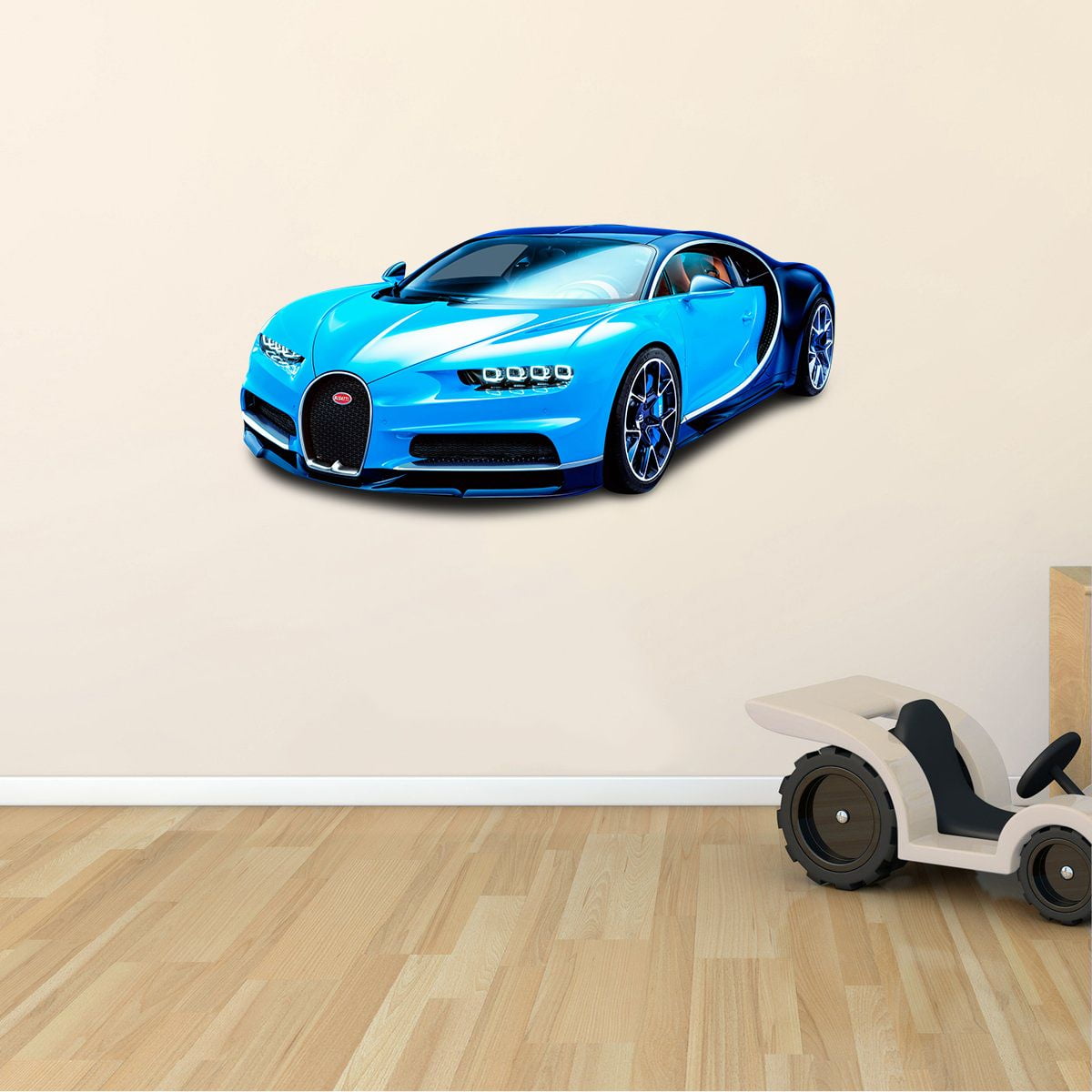 Home Art Bugatti Veyron Decor Vinyl Adhesive Fastest Car Wall Decal