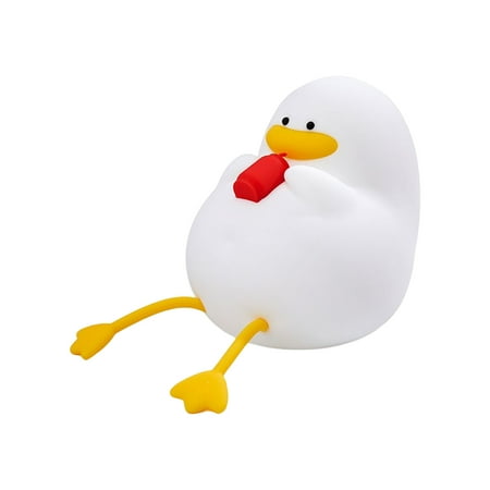 Silicone Night Light Soft Light Colorful Happy Duck Cute Cartoon Duck Bedside Night Light
Silicone Night Light Soft Light Colorful Happy Duck Cute Cartoon Duck Bedside Night Light