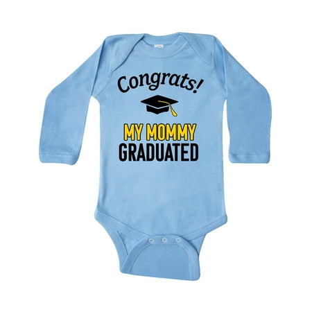 Inktastic Congrats! My Mommy Graduated with cap Gift Baby Boy or Baby Girl Long Sleeve Bodysuit
Inktastic Congrats! My Mommy Graduated with cap Gift Baby Boy or Baby Girl Long Sleeve Bodysuit