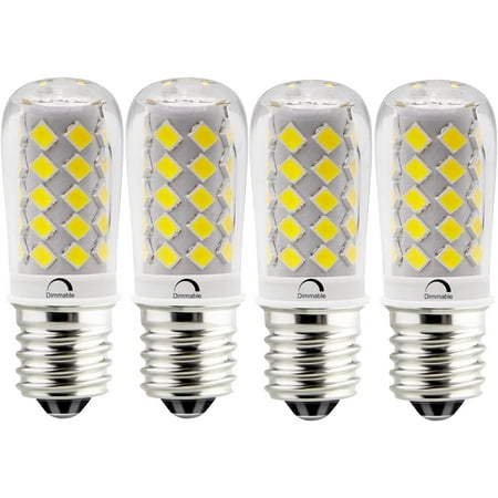 4W Dimmable E17 Led Bulb 6000K Daylight White 40watt Microwave Range Hood Over Stove Appliance Light T7 Replacement Pack of 4
4W Dimmable E17 Led Bulb 6000K Daylight White 40watt Microwave Range Hood Over Stove Appliance Light T7 Replacement Pack of 4