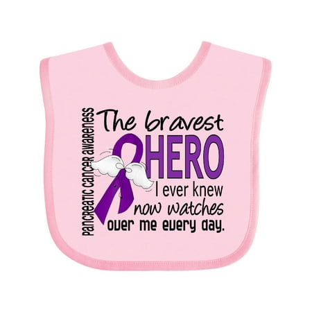 Inktastic Pancreatic Cancer Bravest Hero I Ever Knew 1 Gift Baby Boy or Baby Girl Bib
Inktastic Pancreatic Cancer Bravest Hero I Ever Knew 1 Gift Baby Boy or Baby Girl Bib