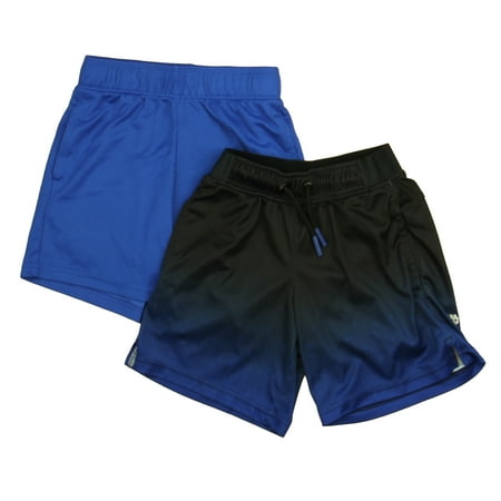 Pre-owned All In Motion Boys Black | Blue Athletic Shorts size: 4-5T