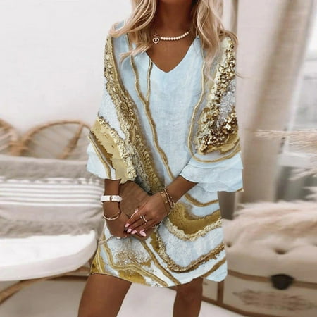 jsaierl Womens Summer Dress 2023 Marble Print Boho Dress Short Sleeve Hawaiian Dress Crew Neck Flowy Dress for Beach Vacation
jsaierl Womens Summer Dress 2023 Marble Print Boho Dress Short Sleeve Hawaiian Dress Crew Neck Flowy Dress for Beach Vacation