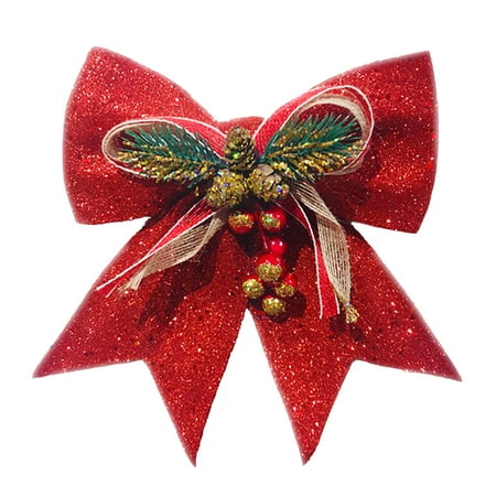 Nuolin Red Sparkling Glitter Bow Tie Christmas Decorations Large Gift Handmade Reusable Bowknot Mall Pendant Charm Wall Mount
Nuolin Red Sparkling Glitter Bow Tie Christmas Decorations Large Gift Handmade Reusable Bowknot Mall Pendant Charm Wall Mount