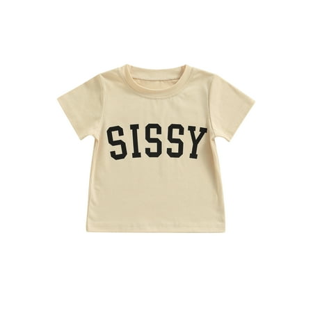 GXFC Toddler Boys Girls T-shirt Letter Printing Short-sleeved Round Neck Summer Breathable Tops 1-6T
GXFC Toddler Boys Girls T-shirt Letter Printing Short-sleeved Round Neck Summer Breathable Tops 1-6T
