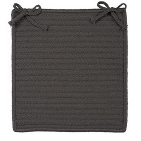 Simply Home Solid - Gray Chair Pad - set 4