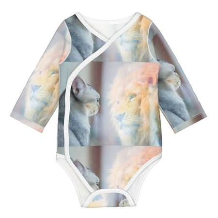 Matuu The Cat Looks in the Mirror for Baby Long-Sleeve Bodysuit Soft Cotton Comfortable and Breathable Perfect for Newborns and Infants
Matuu The Cat Looks in the Mirror for Baby Long-Sleeve Bodysuit Soft Cotton Comfortable and Breathable Perfect for Newborns and Infants