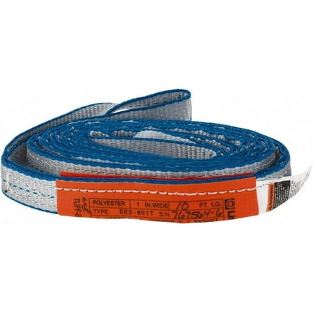 Lift-All 10 Long x 1 Wide 3 200 Lb Vertical Capacity 2 Ply Polyester Web Sling 2 500 Lb Choker Capacity Silver (Color)
Lift-All 10 Long x 1 Wide 3 200 Lb Vertical Capacity 2 Ply Polyester Web Sling 2 500 Lb Choker Capacity Silver (Color)