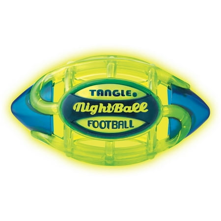 Tangle NightBall Football, Electric Green, Small