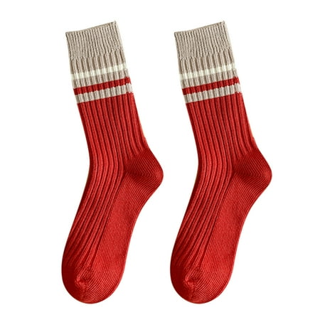6 pair Red Socks Women Autumn And Winter Cotton Thick Line Socks Striped All Warm Pile Stockings Color Random
6 pair Red Socks Women Autumn And Winter Cotton Thick Line Socks Striped All Warm Pile Stockings Color Random