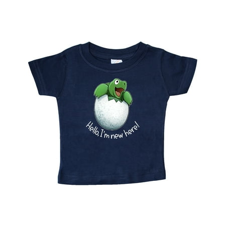 Inktastic Hello I m New Here Cute Baby Turtle Gift Baby Boy or Baby Girl T-Shirt
Inktastic Hello I m New Here Cute Baby Turtle Gift Baby Boy or Baby Girl T-Shirt