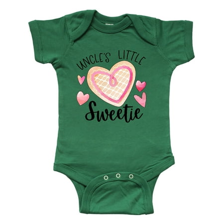 Inktastic Uncle s Little Sweetie with Pink Heart Cookie Gift Baby Boy or Baby Girl Bodysuit
Inktastic Uncle s Little Sweetie with Pink Heart Cookie Gift Baby Boy or Baby Girl Bodysuit