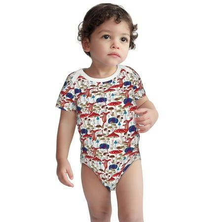 Haiem Colorful Mushrooms (2) Printed Unisex-Baby Short Sleeve Onesies Bodysuits Unisex Babies Snap-Up Rompers-2 Years
Haiem Colorful Mushrooms (2) Printed Unisex-Baby Short Sleeve Onesies Bodysuits Unisex Babies Snap-Up Rompers-2 Years