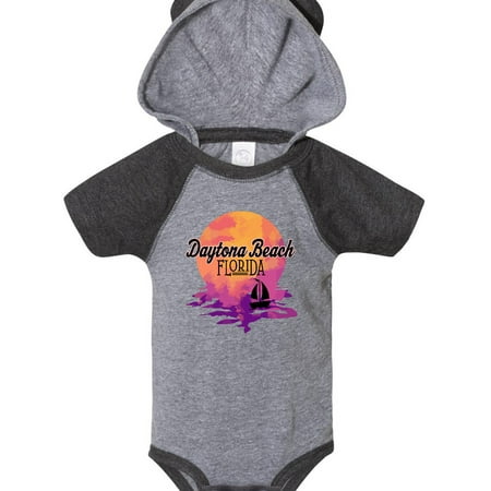 Inktastic Daytona Beach Florida Sunset Gift Baby Girl Bodysuit
