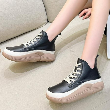 High Top Lace Up Casual Retro Soft Leather Shoes Women s Thick Soled Rocking Shoes Fashion Shoes
High Top Lace Up Casual Retro Soft Leather Shoes Women s Thick Soled Rocking Shoes Fashion Shoes