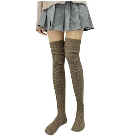 Knosfe Cozy Leg Warmers Thicker Winter Thigh High Socks Warm Casual Soft Stockings for Women
Knosfe Cozy Leg Warmers Thicker Winter Thigh High Socks Warm Casual Soft Stockings for Women