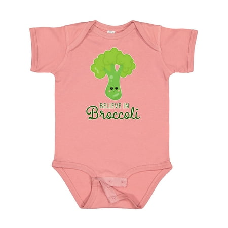 Inktastic Believe in Broccoli Gift Baby Boy or Baby Girl Bodysuit