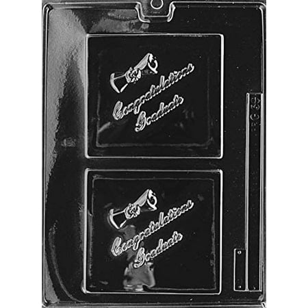 Candyland Crafts Congratulations Grad Greeting Card Chocolate Candy Soap Mold | Molding Chocolate Soap or Plaster - Food Safe Plastic Cake Decoration - G039 - (1 Pack)
Candyland Crafts Congratulations Grad Greeting Card Chocolate Candy Soap Mold | Molding Chocolate Soap or Plaster - Food Safe Plastic Cake Decoration - G039 - (1 Pack)