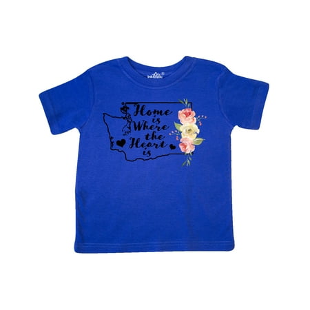 Inktastic Washington Home is Where The Heart is with Watercolor Floral Gift Toddler Toddler Girl T-Shirt
Inktastic Washington Home is Where The Heart is with Watercolor Floral Gift Toddler Toddler Girl T-Shirt
