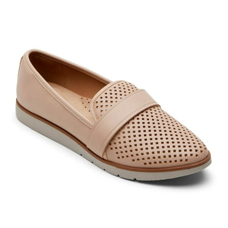 Rockport Women s Stacie Perf Pink Loafer 6W