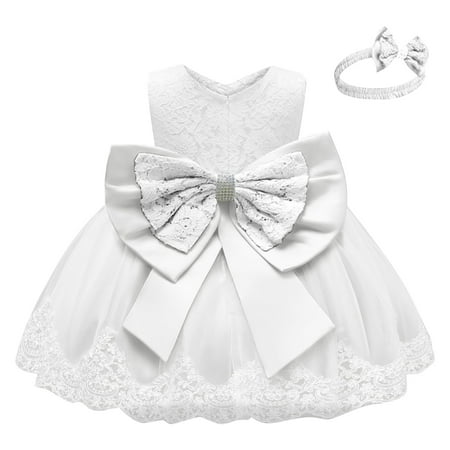 Generic Baby Girls Ruffle Lace Backless with Headwear Bowknot Flower Dresses Pageant Autumn Winter Clothes for Catwalk Performance Holiday Party Wedding Christmas(6-12 Months White)
Generic Baby Girls Ruffle Lace Backless with Headwear Bowknot Flower Dresses Pageant Autumn Winter Clothes for Catwalk Performance Holiday Party Wedding Christmas(6-12 Months White)