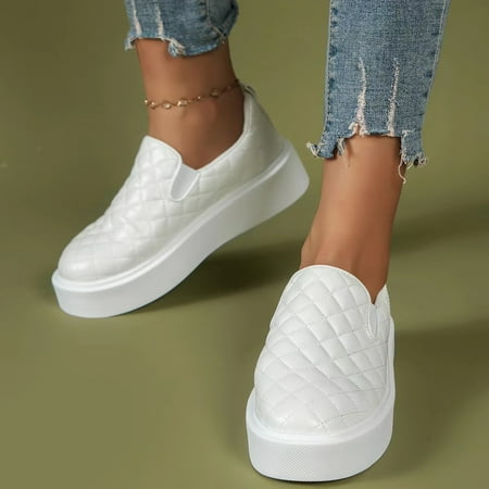 Women‘s Faux Leather Colorblock Argyle Pattern Slip On Loafers Casual Breathable Round Toe Women‘s Shoes
Women‘s Faux Leather Colorblock Argyle Pattern Slip On Loafers Casual Breathable Round Toe Women‘s Shoes