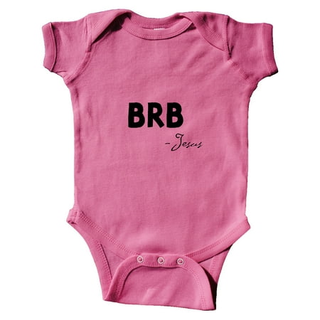 Inktastic Easter BRB Jesus Gift Baby Boy or Baby Girl Bodysuit