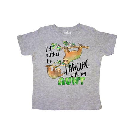 Inktastic Id Rather Be Hanging with my Aunt- Cute Sloths Gift Toddler Boy or Toddler Girl T-Shirt
Inktastic Id Rather Be Hanging with my Aunt- Cute Sloths Gift Toddler Boy or Toddler Girl T-Shirt