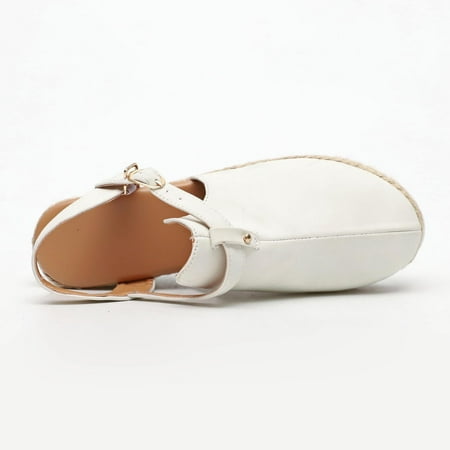 Inkach Women Sandals Vintage Wedge Buckle Strap Straw Thick Bottom Flats Female Shoes
Inkach Women Sandals Vintage Wedge Buckle Strap Straw Thick Bottom Flats Female Shoes
