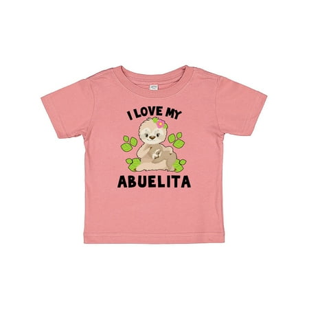 Inktastic Cute Sloth I Love My Abuelita with Green Leaves Gift Baby Boy or Baby Girl T-Shirt
Inktastic Cute Sloth I Love My Abuelita with Green Leaves Gift Baby Boy or Baby Girl T-Shirt