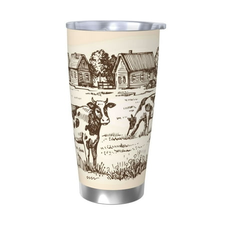 Coaee Cows On The Farm for 20oz Insulated Kettle Water Bottle For Running Hiking Cycling Climbing Men S Woman Insulated Water Bottle-Without Straw
Coaee Cows On The Farm for 20oz Insulated Kettle Water Bottle For Running Hiking Cycling Climbing Men S Woman Insulated Water Bottle-Without Straw